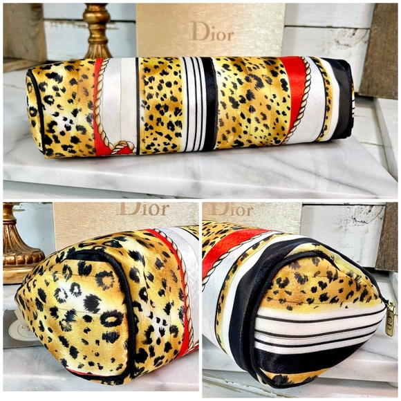 Rare Christian Dior Cosmetic Bag with Original Logo Travel Cases - Picture 8 of 8